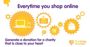 Everytime you shop online, generate a donation for a charity that is close to your heart